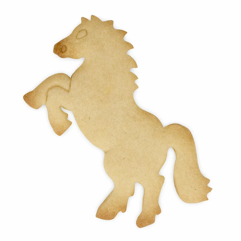 Städter Präge-Ausstecher Steigendes Pferd, Ausstechform, Plätzchenform, Keks, Plätzchen, Edelstahl, 8 cm, 076303