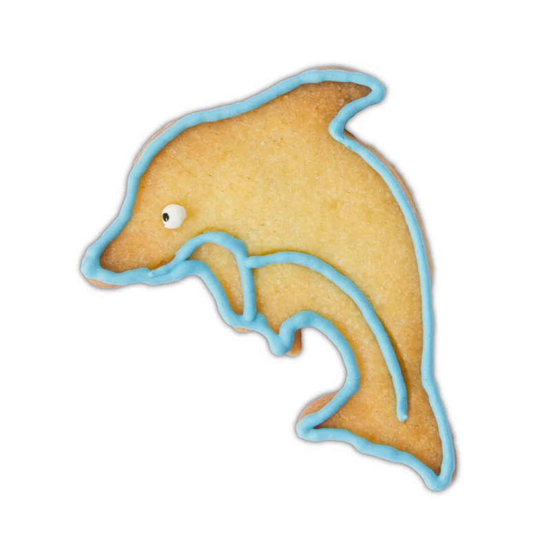 Städter Präge-Ausstecher Delfin, Ausstechform, Plätzchenform, Keks, Plätzchen, Edelstahl, 6.5 cm, 078048