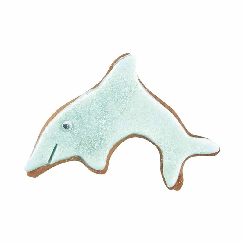 Städter Ausstecher Delfin, Ausstechform, Plätzchenform, Keks, Plätzchen, Edelstahl, 4 cm, 078123