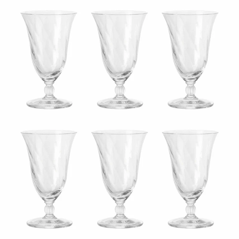 Leonardo Volterra Wasserglas 6er Set, Wasser Trinkglas, Saftglas, Klarglas, Glas, 160 ml, 17733