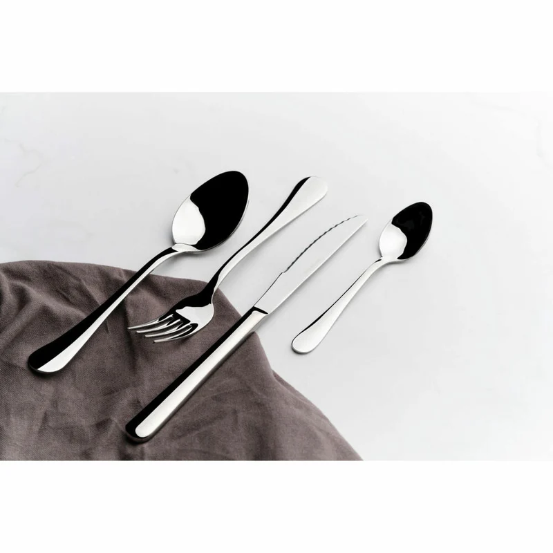 Comas Besteck-Set North S 24-tlg., Tafelbesteck, Edelstahl 18/10, Silberfarben, 7122
