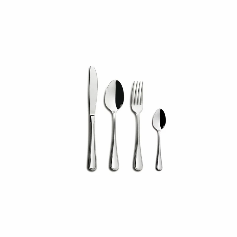 Comas Besteck-Set Ingles M 24-tlg., Tafelbesteck, Edelstahl 18/10, Silberfarben, 7123