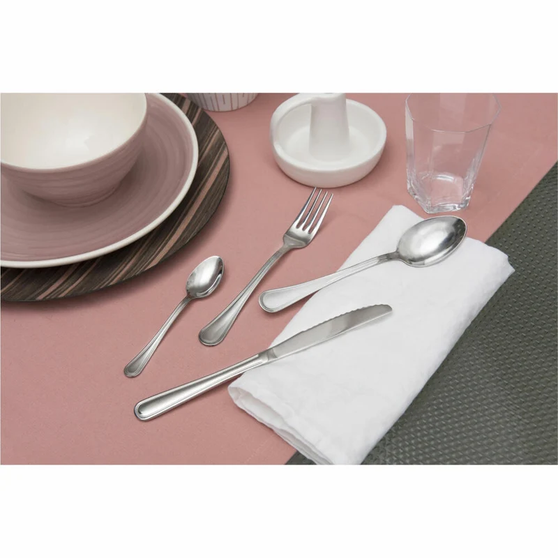 Comas Besteck-Set Ingles S 24-tlg., Tafelbesteck, Edelstahl 18/10, Silberfarben, 7124