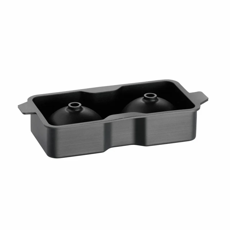 Spiegelau Perfect Serve Ice Ball Set, 2 DOF Tumbler + Eisball-Form, Glas, Transparent, 368 ml, 4500276