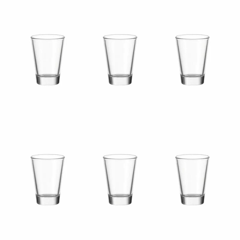Leonardo Ciao Stamper 6er Set, Schnapsglas, Pinnchen, Stamper, Shotglas, Glas, 60 ml, 35450
