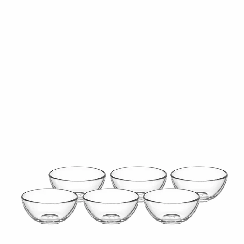 Leonardo Cucina Schale 6er Set, Schüssel, Schälchen, Dekoration, Glas, Ø 10 cm, 100 ml, 66325